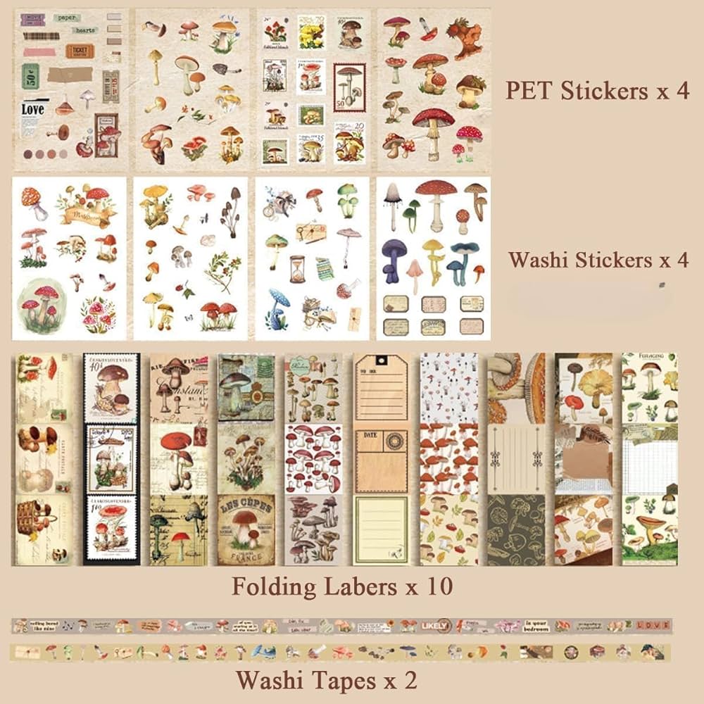125-Piece Scrapbooking & Journaling Kit