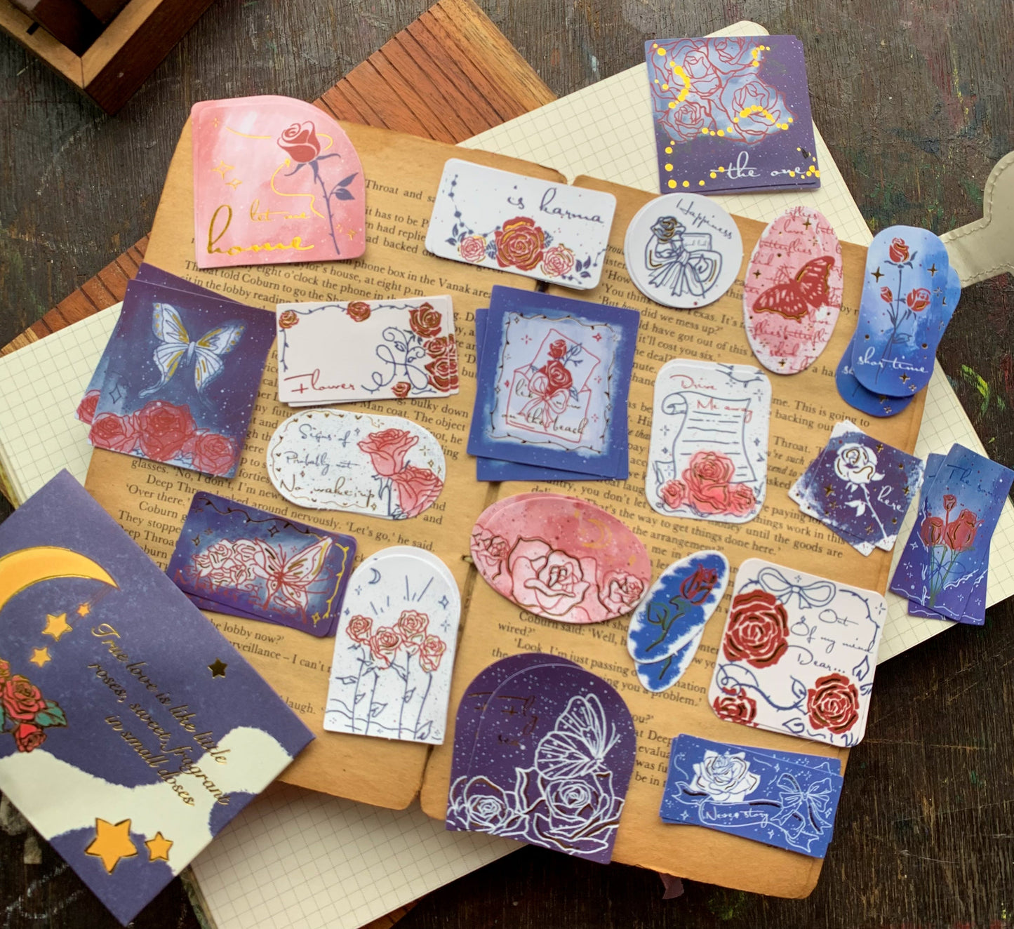 Lost Rose Sticker Series
