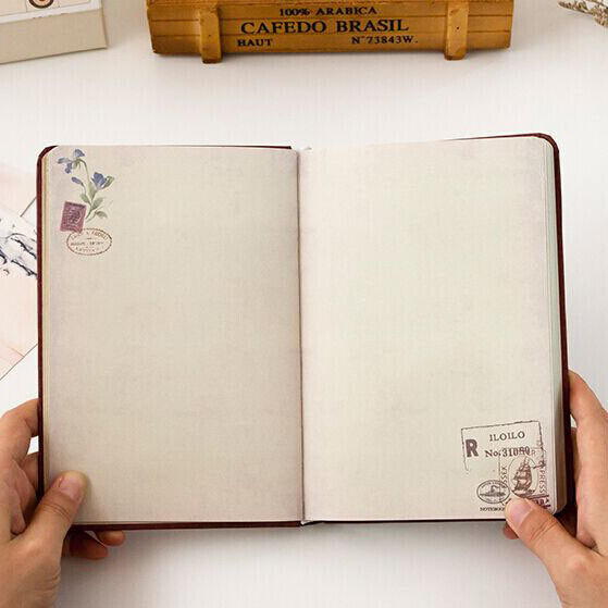 Falling Flowers Vintage Journaling Diary