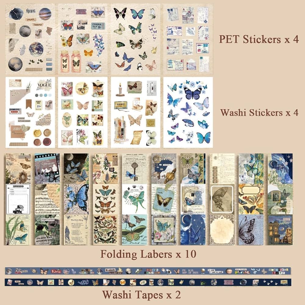 125-Piece Scrapbooking & Journaling Kit