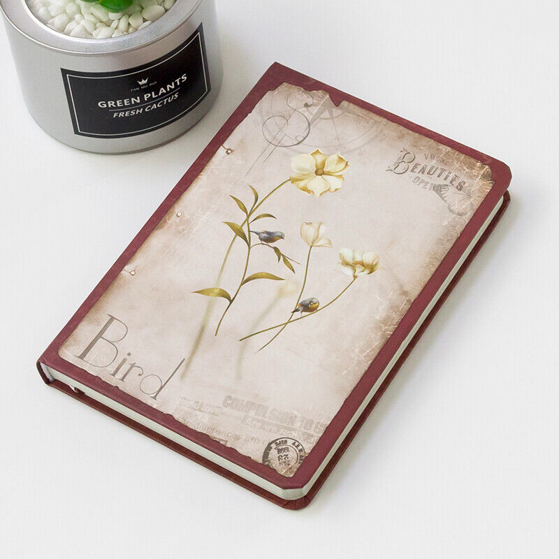 Falling Flowers Vintage Journaling Diary