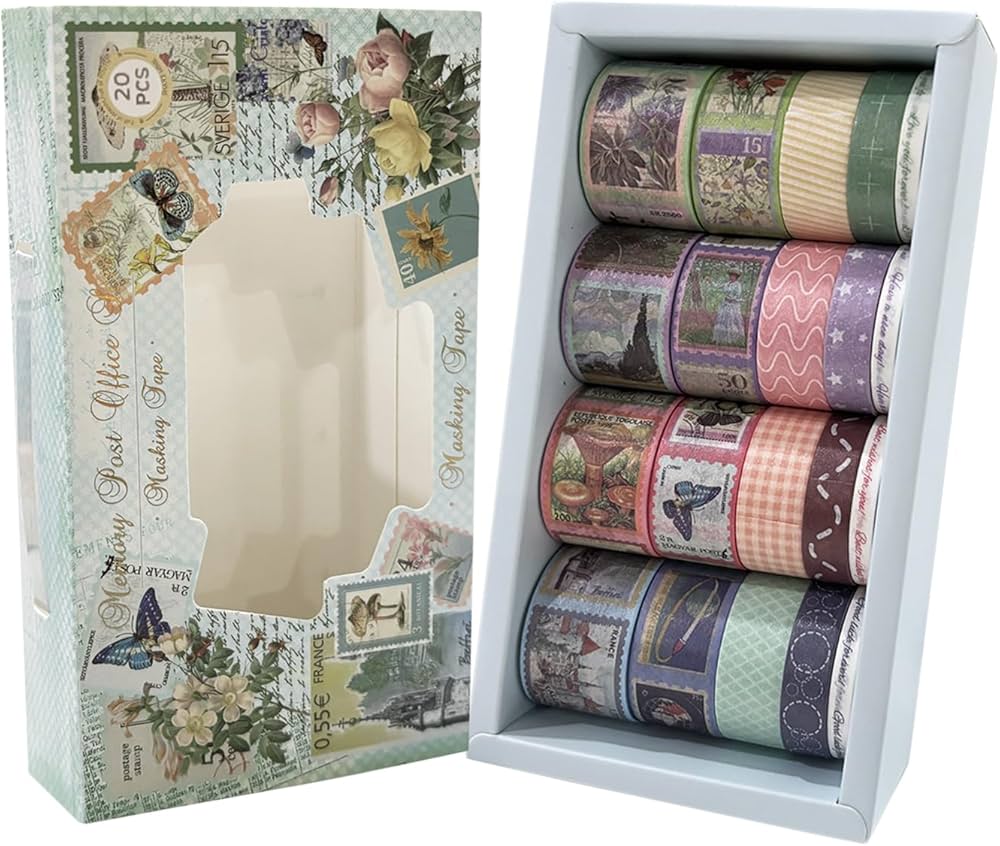 Washi Tape Set of 20 Rolls