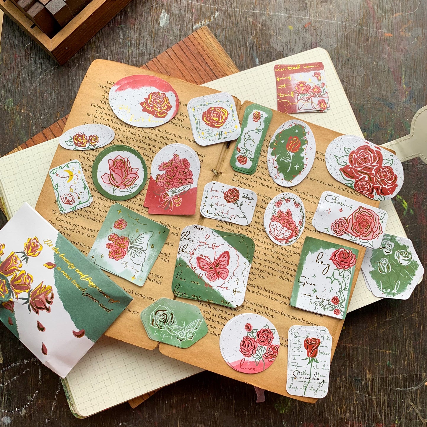 Lost Rose Sticker Series