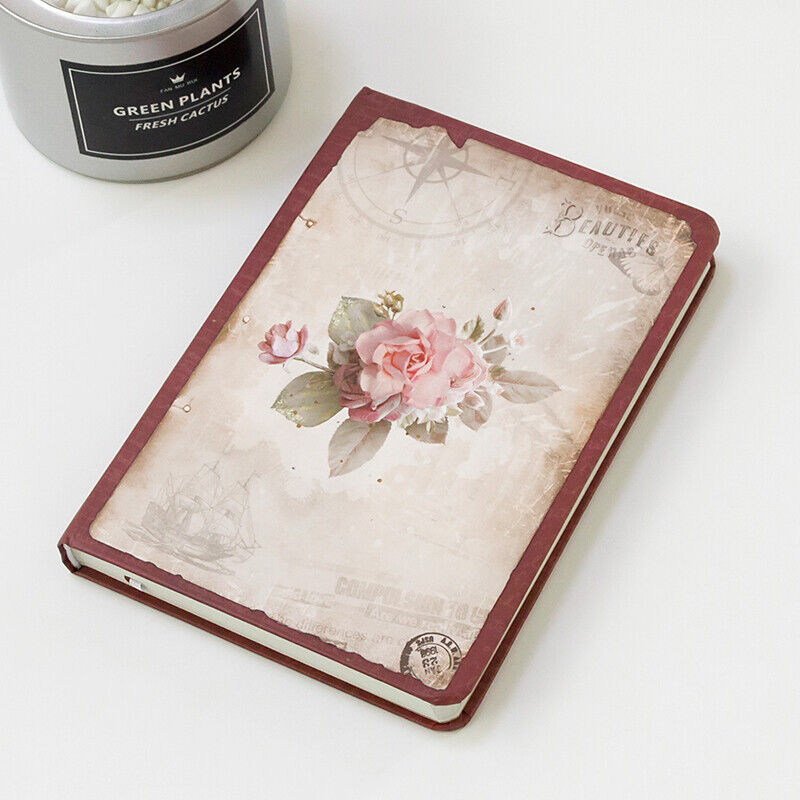 Falling Flowers Vintage Journaling Diary