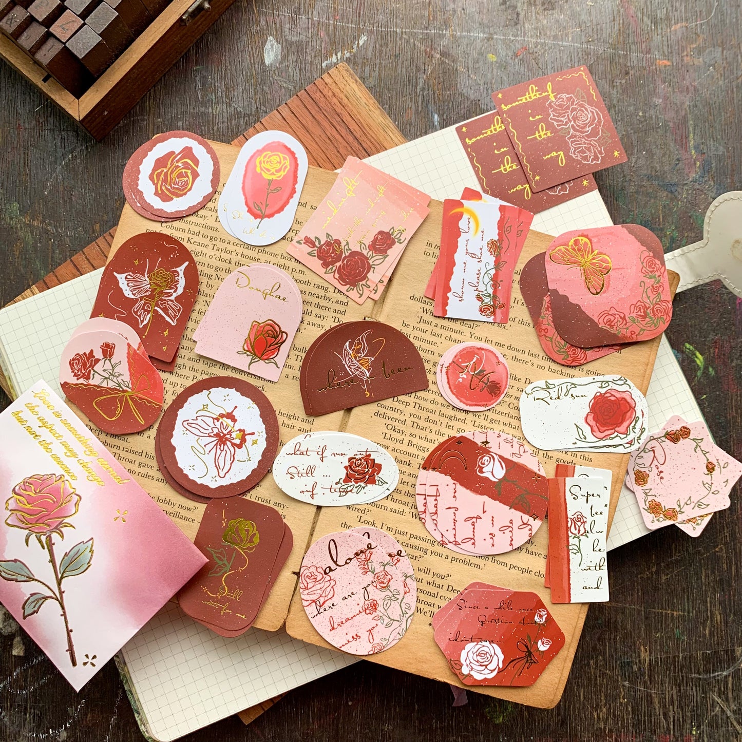 Lost Rose Sticker Series