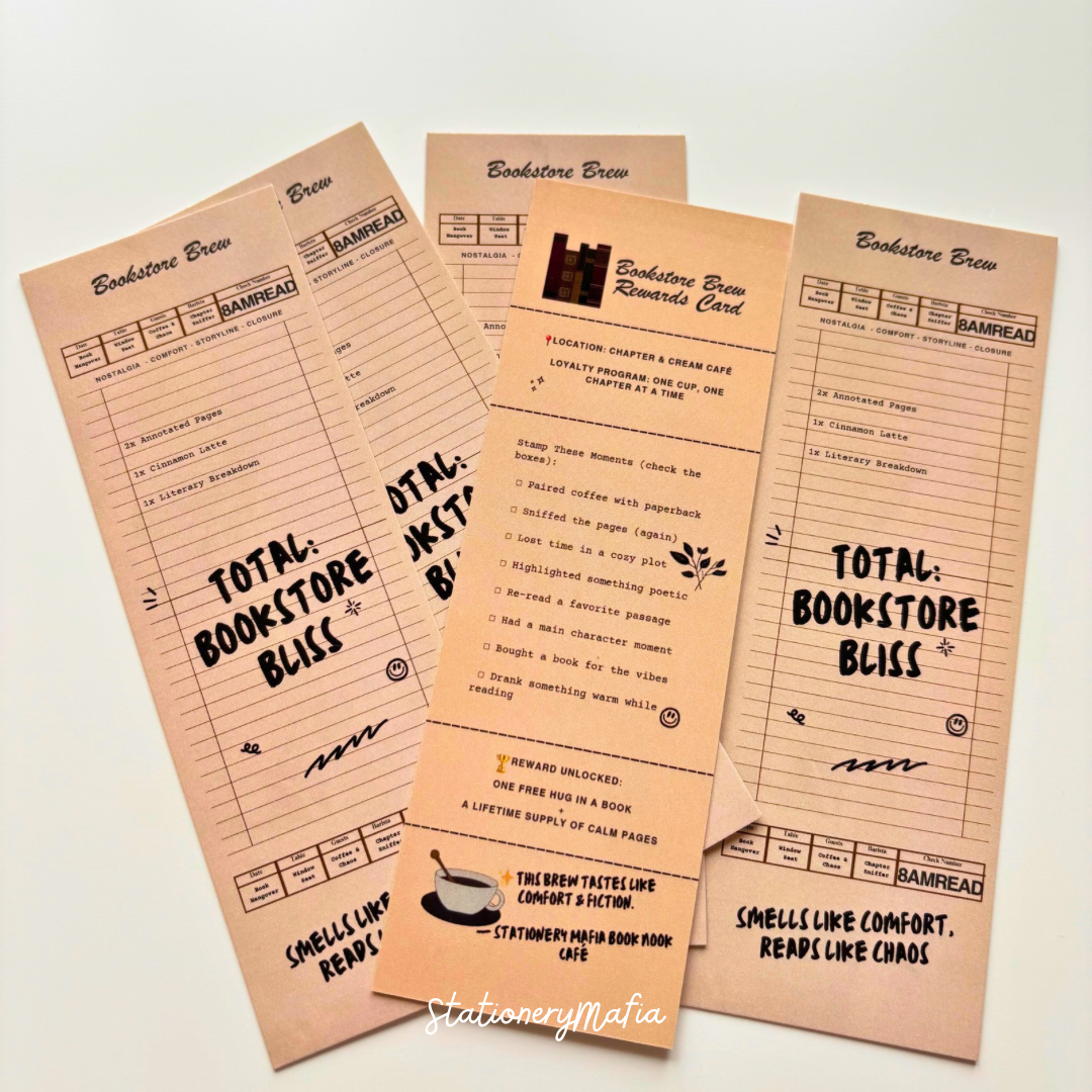ππ§Ύ Fictional Receipts β Bookmark Collection