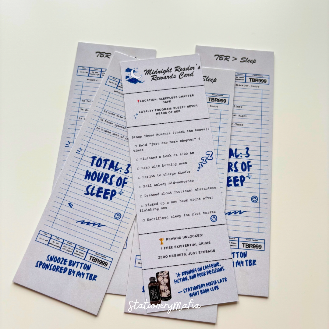 ππ§Ύ Fictional Receipts β Bookmark Collection