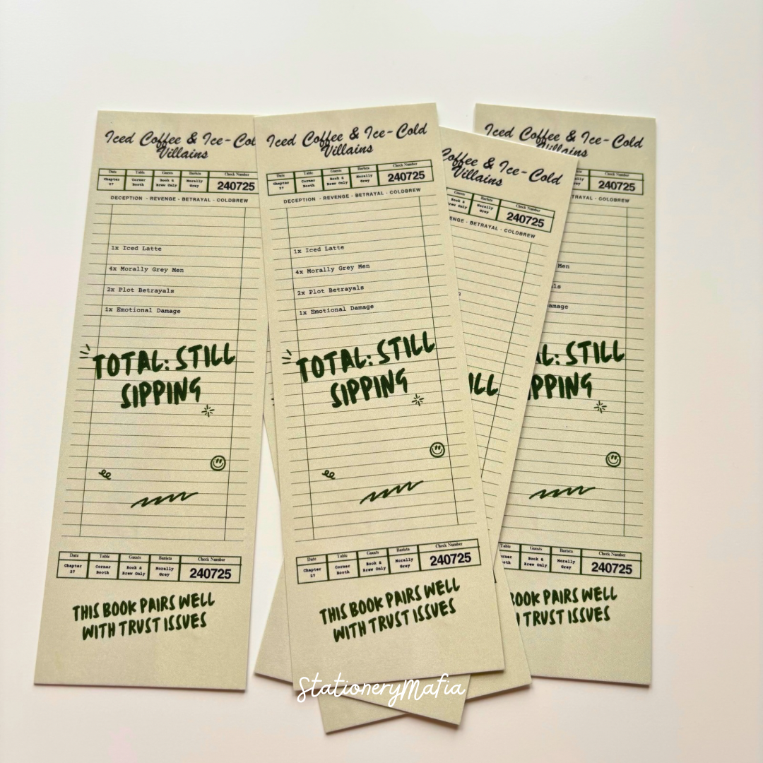 ππ§Ύ Fictional Receipts β Bookmark Collection