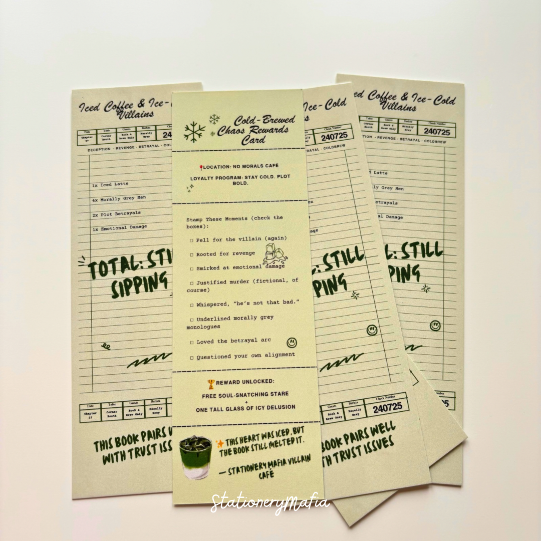ππ§Ύ Fictional Receipts β Bookmark Collection