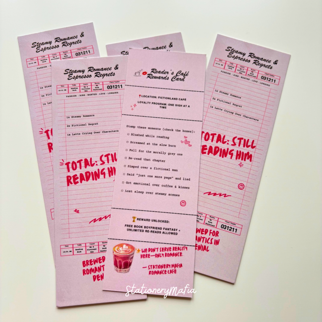 ππ§Ύ Fictional Receipts β Bookmark Collection