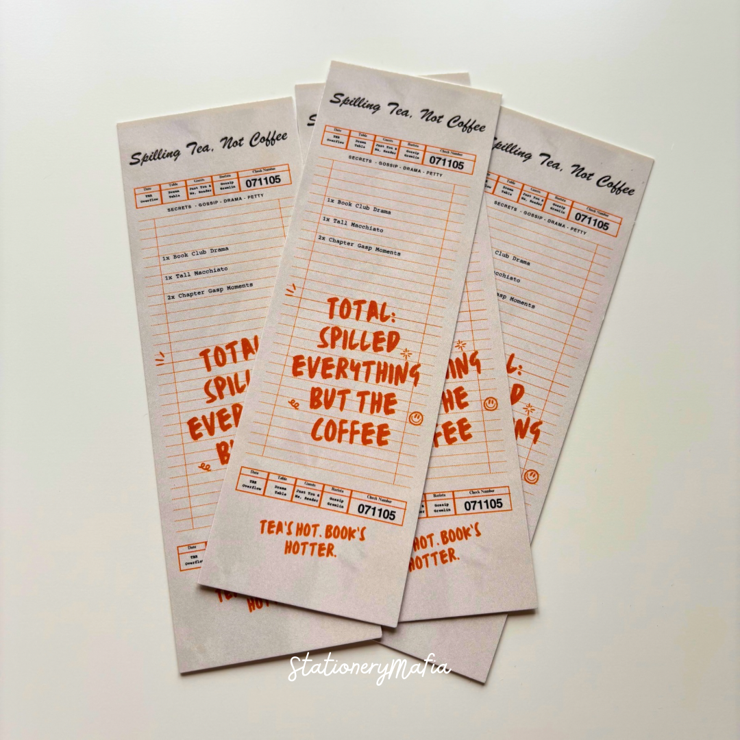 ππ§Ύ Fictional Receipts β Bookmark Collection