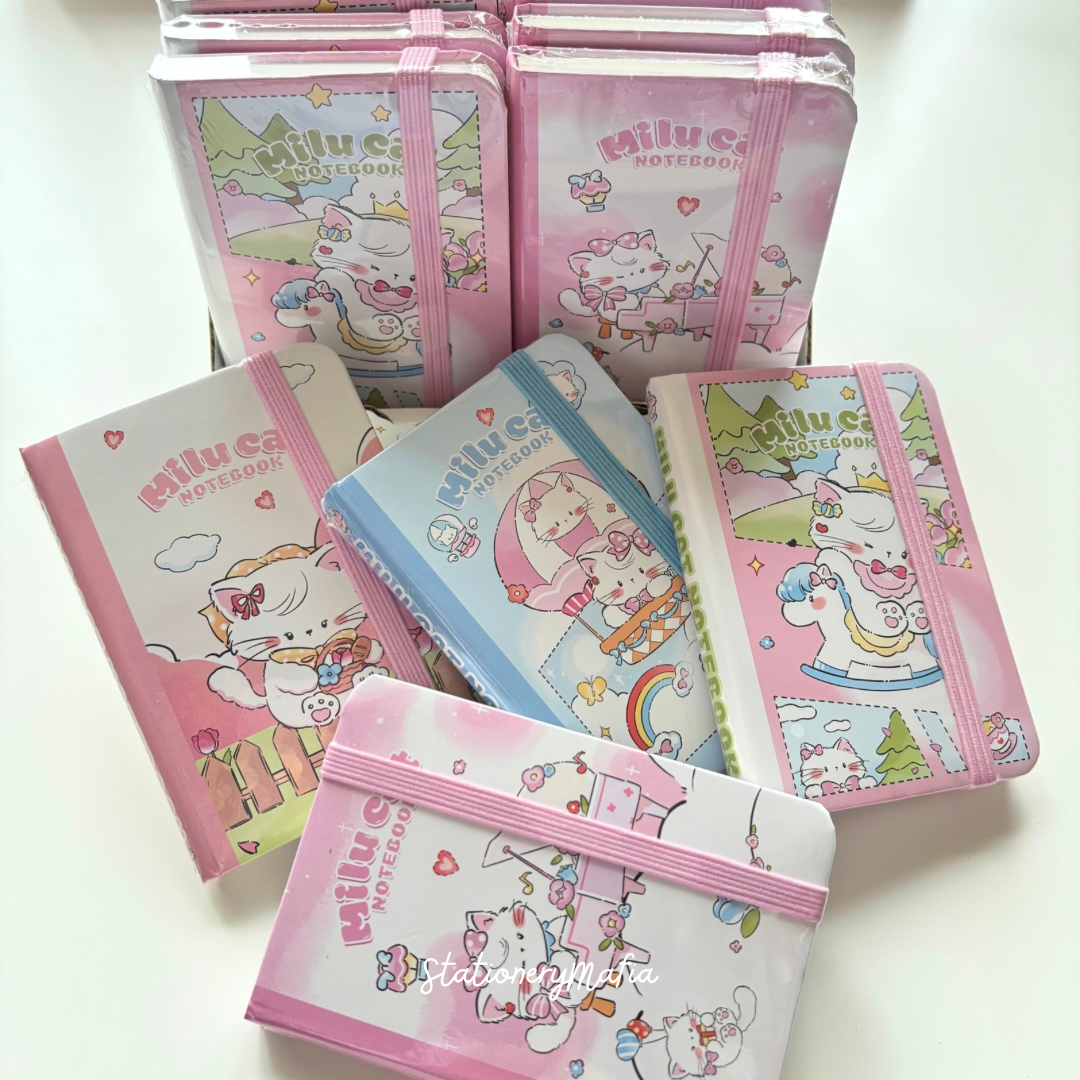 Milu Cat Dreams Notebook Set