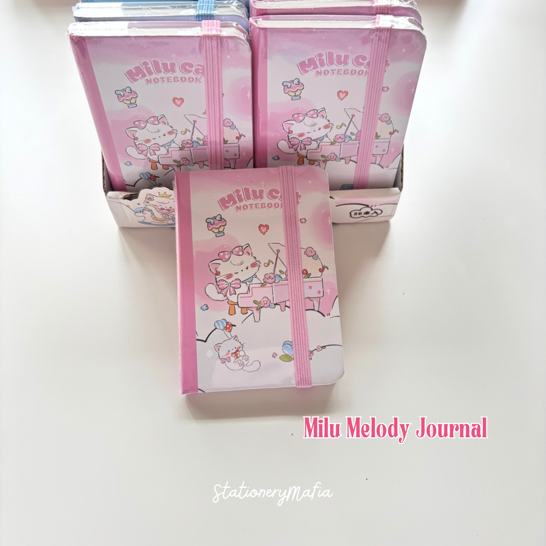 Milu Cat Dreams Notebook Set