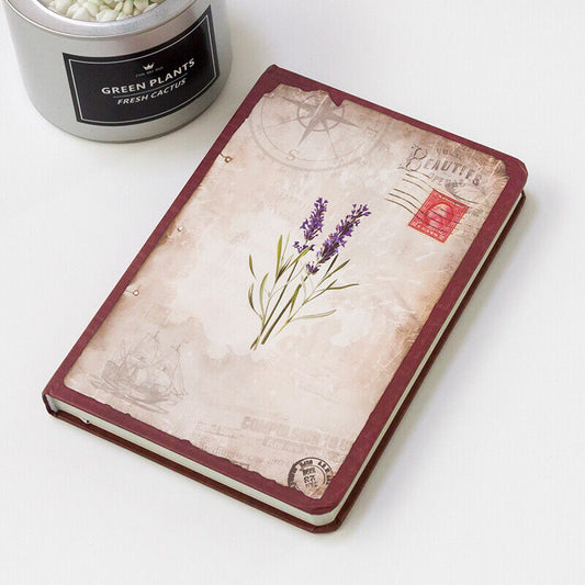 Falling Flowers Vintage Journaling Diary