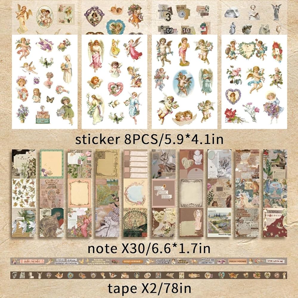 125-Piece Scrapbooking & Journaling Kit