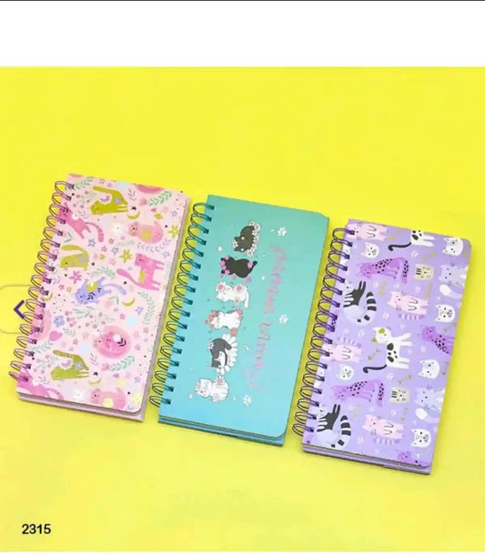 Cat Themed Spiral Desk Planner