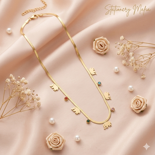 Lucky Trails Elephant Necklace