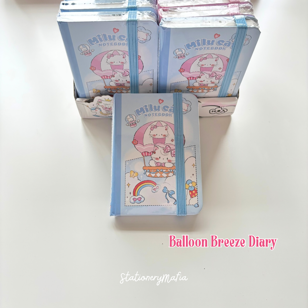 Milu Cat Dreams Notebook Set